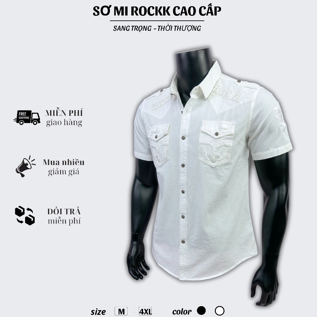 Sơ Mi Classic Nam Cao Cấp Thêu Chỉ Ẩn Sang Trọng - Vải Kaki Tôn Dáng, Cúc Kim Loại Đẳng Cấp  021