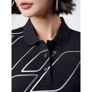 [COOLER & CLOSER] Áo polo nữ slim YODY in thân trước có xẻ tà thoải mái và thoáng mát WCPO26A022