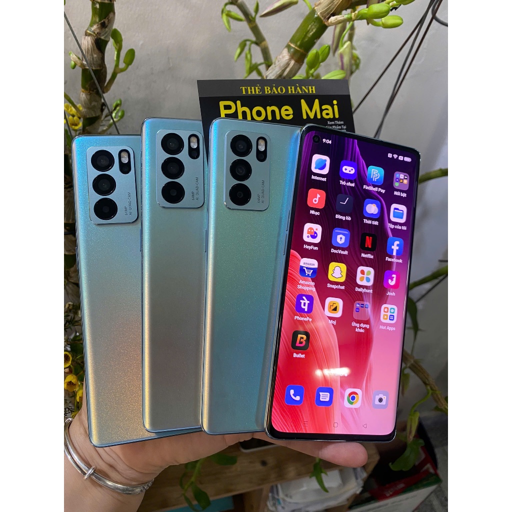 Điện thoại OPPO Reno6 Pro 5G (8GB - 256GB) Có NFC nguyên zin đẹp keng kèm ốp lưng