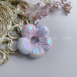 Cột tóc hình bông hoa, scrunchies hoa đuôi Tulip cho bé