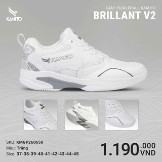 Giày Pickleball Kamito Brillant V2 - giày thể thao đẹp, thoải mái