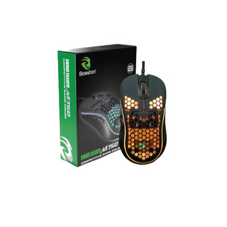 Chuột gaming có dây Bosston M750 đèn LED RGB thiết kế thoáng hơi - độ nhạy 3200 DPI 4 điều chỉnh