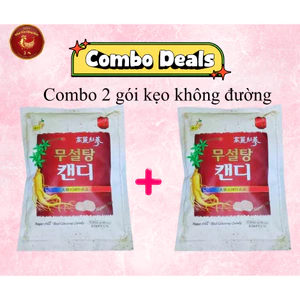 COMBO SIÊU TIẾT KIỆM 2 GÓI KẸO SÂM KHÔNG ĐƯỜNG HÀN QUỐC - THUY SÂM YẾN CỘNG HÒA