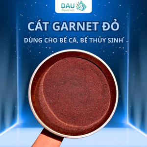 Cát Garnet Đỏ - Cát trải nền bể cá, hạt mịn ít bụi - Phù hợp nhiều phong cách