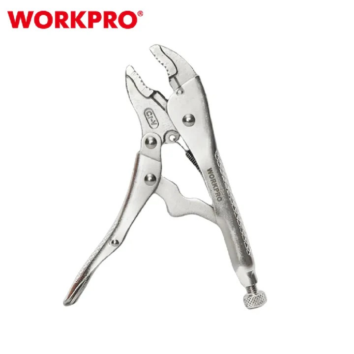 Kìm bấm hàm cong WORKPRO bằng thép CR-V cao cấp: WP231057 - 130mm, WP231058 - 180mm, WP231059 -250mm, WP231060 - 300mm