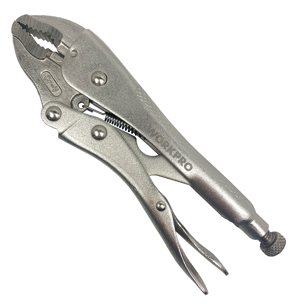 Kìm bấm hàm cong WORKPRO bằng thép CR-V cao cấp: WP231057 - 130mm, WP231058 - 180mm, WP231059 -250mm, WP231060 - 300mm
