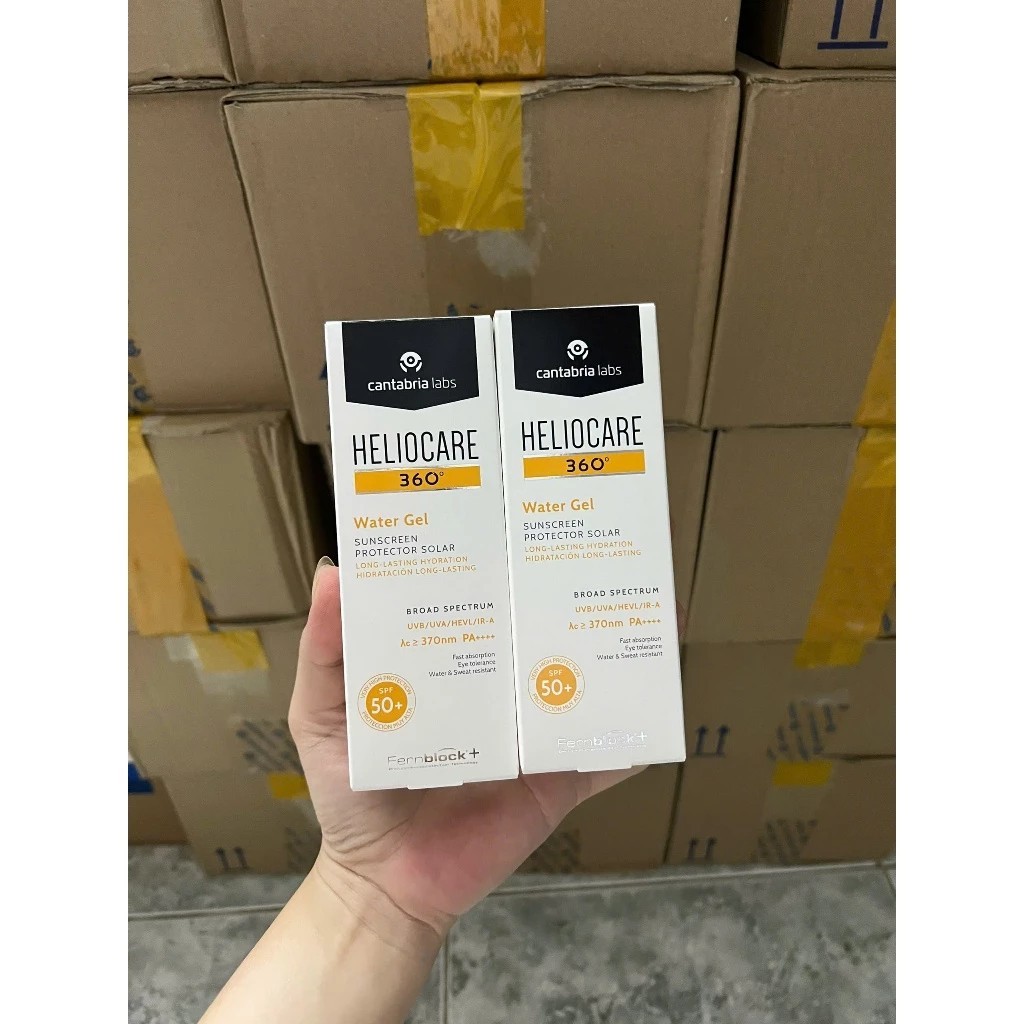Kem chống nắng Heliocare 360 Pigment, Age Active, AR Emulsion SPF 50+ chống nắng tốt, nâng tông