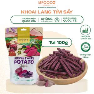 Khoai Lang Tím Sấy Giòn Lafooco 100g Xuất Khẩu