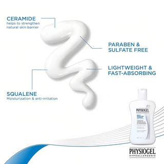 Sữa Rửa Mặt Physiogel 200ml/Hypoallergenic Cho Da Nhạy Cảm/Làm Sạch Êm Dịu/Không Khô Căng