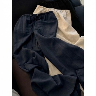 𝗟𝘆 𝗣𝗮𝗻𝘁𝘀 - |LYLINEN| - Quần Linen Tưng vân gỗ
