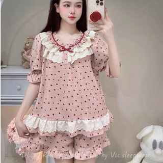 [MẪU HÈ] Đồ Ngủ Nữ JUSOKA Pijama Chất Liệu Đũi Vân Mây, Bộ Đồ Ngủ Nữ Viền Ren Siêu Mềm Mịn Cao Cấp Và Thoải Mái DU27