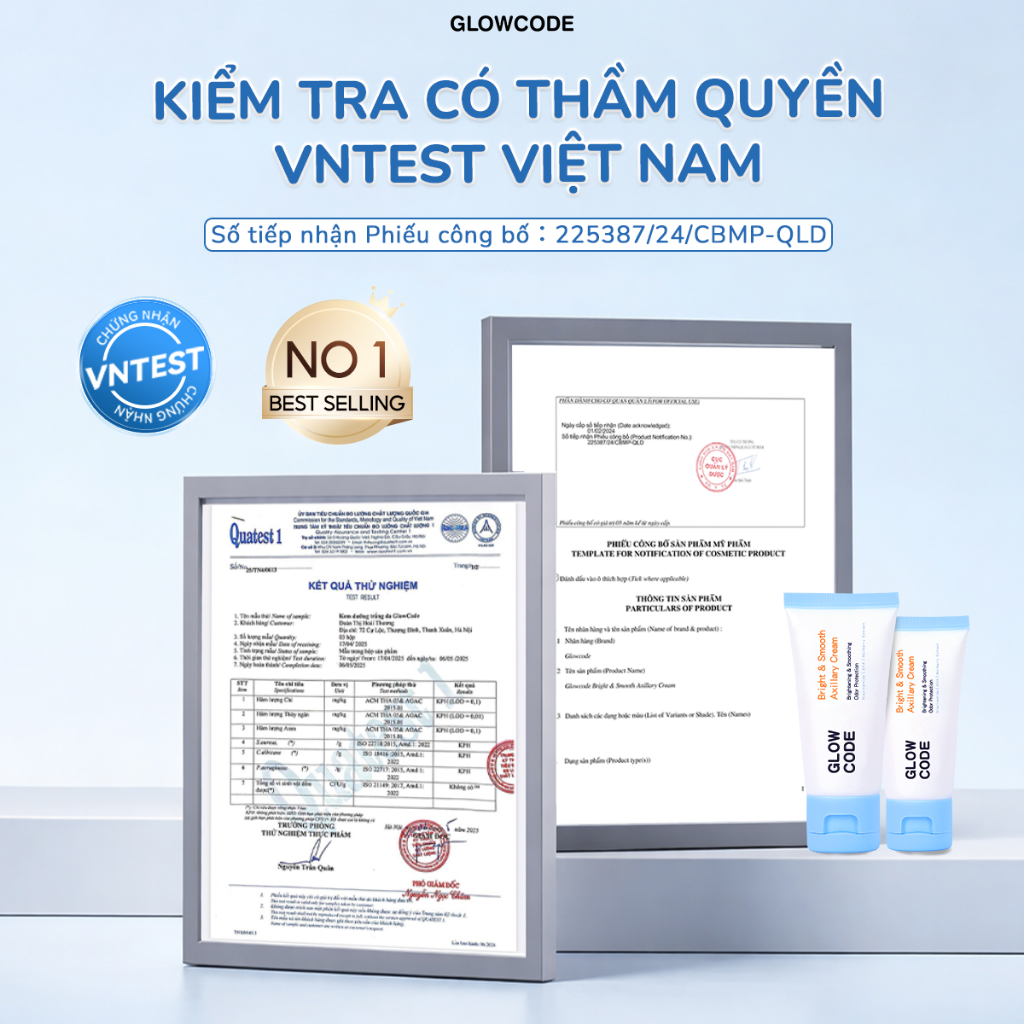 [GIẢM 30%] Kem Body Trắng Da Glowcode Dưỡng Trắng Nách Giảm Thâm Nách Khuỷu Tay Đầu Gối Dưỡng Ẩm Với Niacinamide