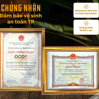 Combo 1KG Cơm Cháy Gạo Lứt, Cơm Cháy Chà Bông - Túi 250g - Đồ Ăn Vặt - Đặc Sản Truyền Thống