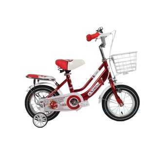 Xe đạp trẻ em [Jianer] Xaming 03 vành nan chắc chắn, có giỏ 4 màu đỏ/xanh/tím/hồng size 12-20 inch