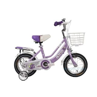 Xe đạp trẻ em [Jianer] Xaming 03 vành nan chắc chắn, có giỏ 4 màu đỏ/xanh/tím/hồng size 12-20 inch