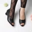 Giày hở mũi cao 3 phân công sở, dáng cơ bản
