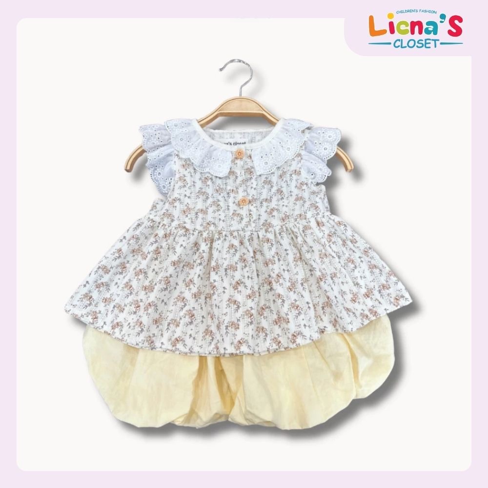 Set Đồ Cho Bé Gái Mùa Hè Nhà Liena's Closet Thiết Kế Xinh Xắn Vải An Toàn Cho Bé Từ 5-15kg