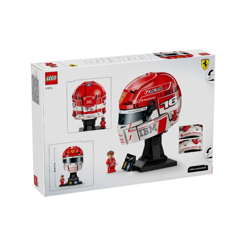 LEGO EDITIONS VEHICLES 43014 Đồ Chơi Lắp Ráp Mũ Bảo Hiểm Charles Leclerc Đội Scuderia Ferrari HP (886 Chi Tiế | BigBuy360 - bigbuy360.vn