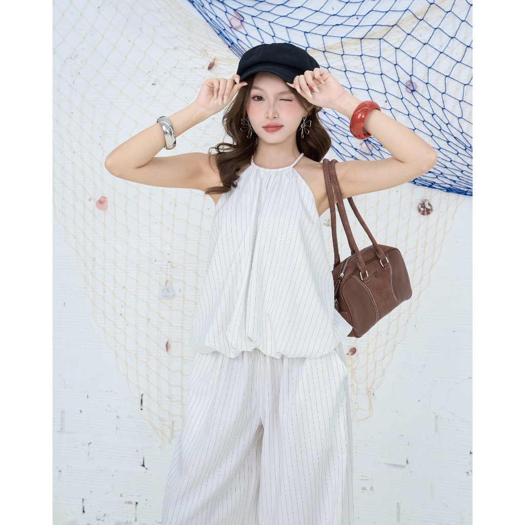 Jumpsuit Nữ VEYIN Cổ Yếm Freesize Năng Động Mùa Hè  SECODEE