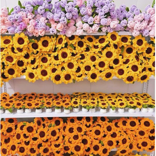 [Hoa Làm Sẵn] Hoa Hướng Dương Kẽm Nhung Handmade – Quà Tặng Ý Nghĩa & Decor Tối Giản | Velours.bloom