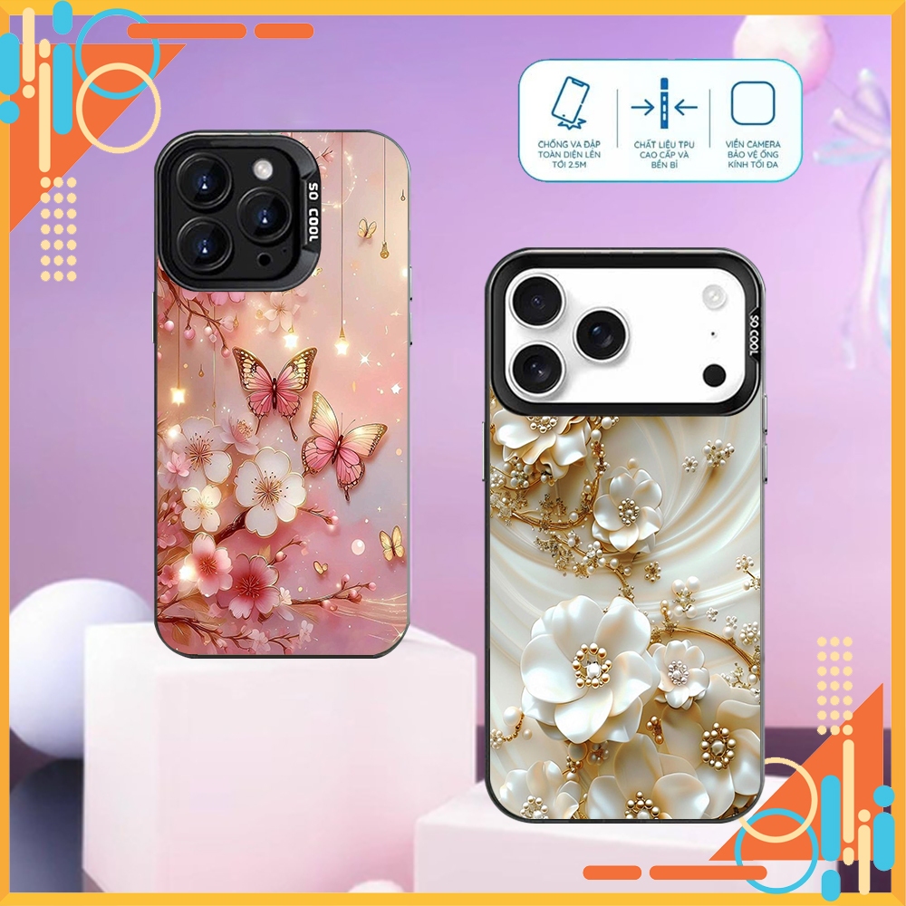 Ốp Lưng iPhone IMD HOA ĐẸP, Chống Sốc, Bảo Vệ Camera dành cho iP 7/8/X/XSMAX/11/12/13/14/15/16/17/Pro/Max
