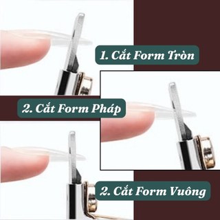 Kềm Bấm Móng Giả Cao Cấp Inox – Kềm Cắt Tip Nail Đầu Ngang Chuẩn Form, Kềm Cán Nhựa Dễ Dùng, Kềm Lực Mạnh Thegioinail666