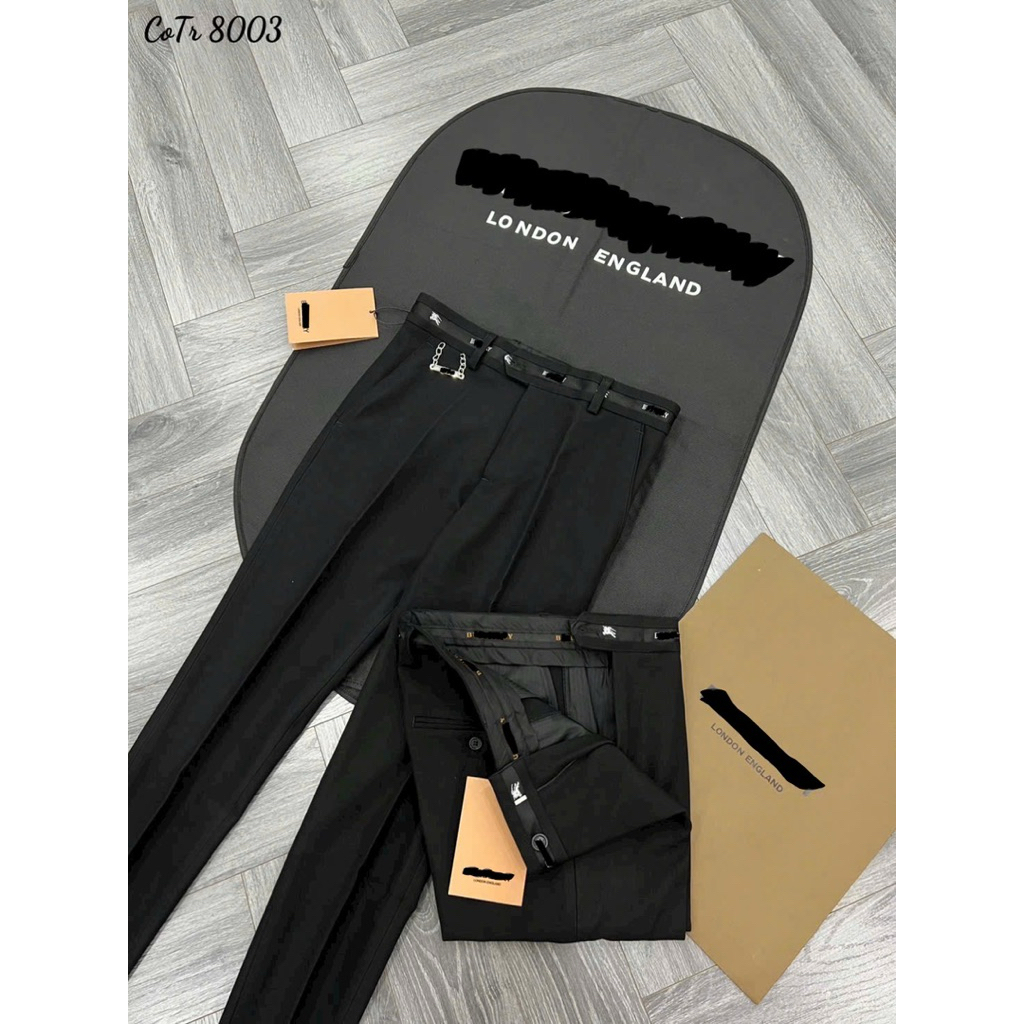 ⚡️[Hight Quality] Quần Âu Nam Nữ Bu1 Trouser Pants - Điểm Nhấn Chữ Quanh Đai Phối Tag Treo Cao Cấp Loại 1