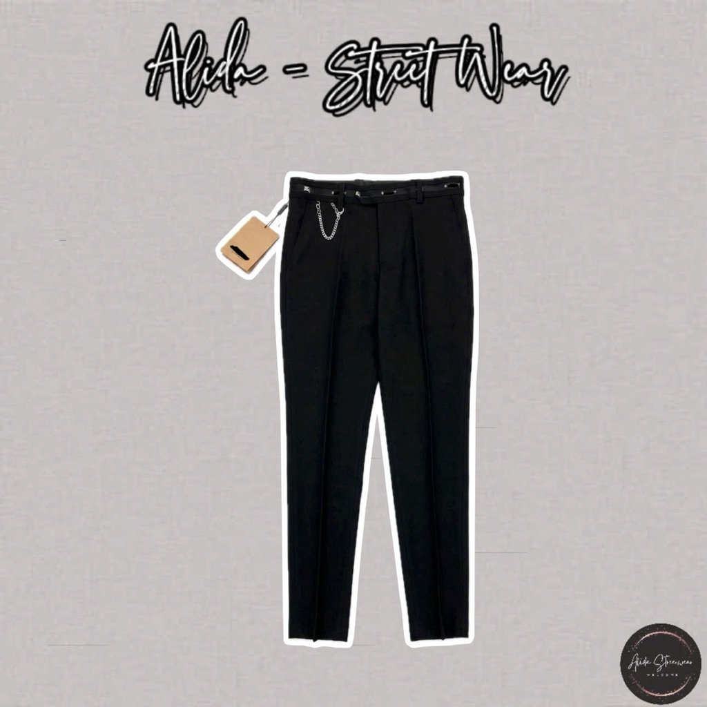 ⚡️[Hight Quality] Quần Âu Nam Nữ Bu1 Trouser Pants - Điểm Nhấn Chữ Quanh Đai Phối Tag Treo Cao Cấp Loại 1