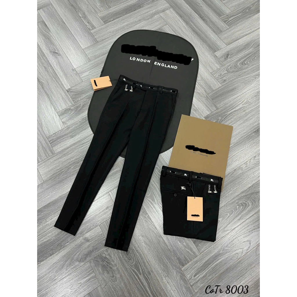 ⚡️[Hight Quality] Quần Âu Nam Nữ Bu1 Trouser Pants - Điểm Nhấn Chữ Quanh Đai Phối Tag Treo Cao Cấp Loại 1