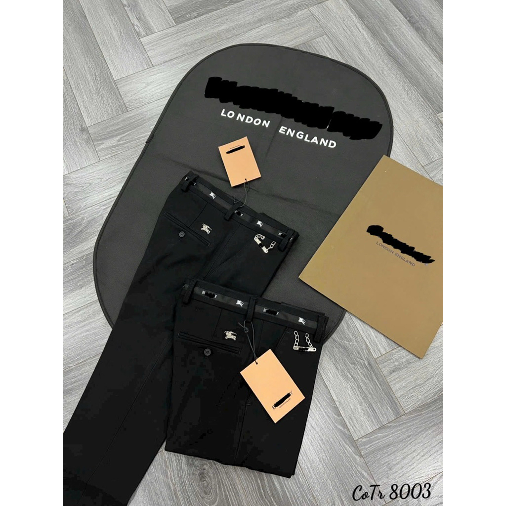 ⚡️[Hight Quality] Quần Âu Nam Nữ Bu1 Trouser Pants - Điểm Nhấn Chữ Quanh Đai Phối Tag Treo Cao Cấp Loại 1