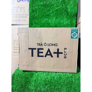 Thùng 12 chai trà ô long Tea Plus 1 lít
