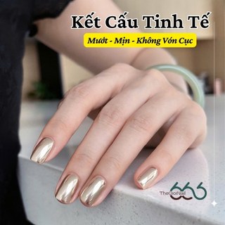 Set 4 Hộp Bột Tráng Gương Nail Magic Mirror Powder – Nhũ Mịn Siêu Sáng Màu Bạc Đồng Vàng Màu Sâm Panh Cao Cấp Nail666