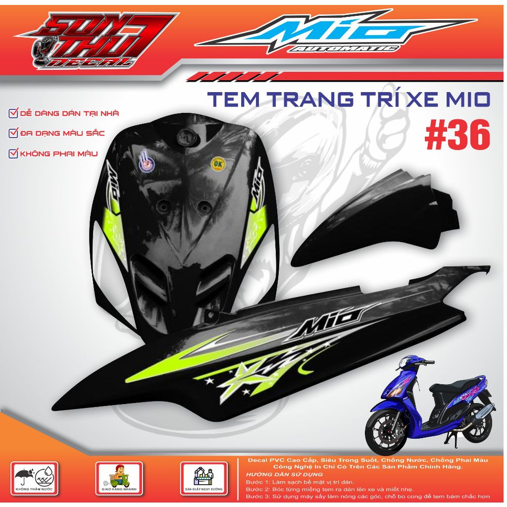TEM XE MIO SPORT #36 (SIÊU ĐẸP - SIÊU CUTE - SIÊU NÉT)