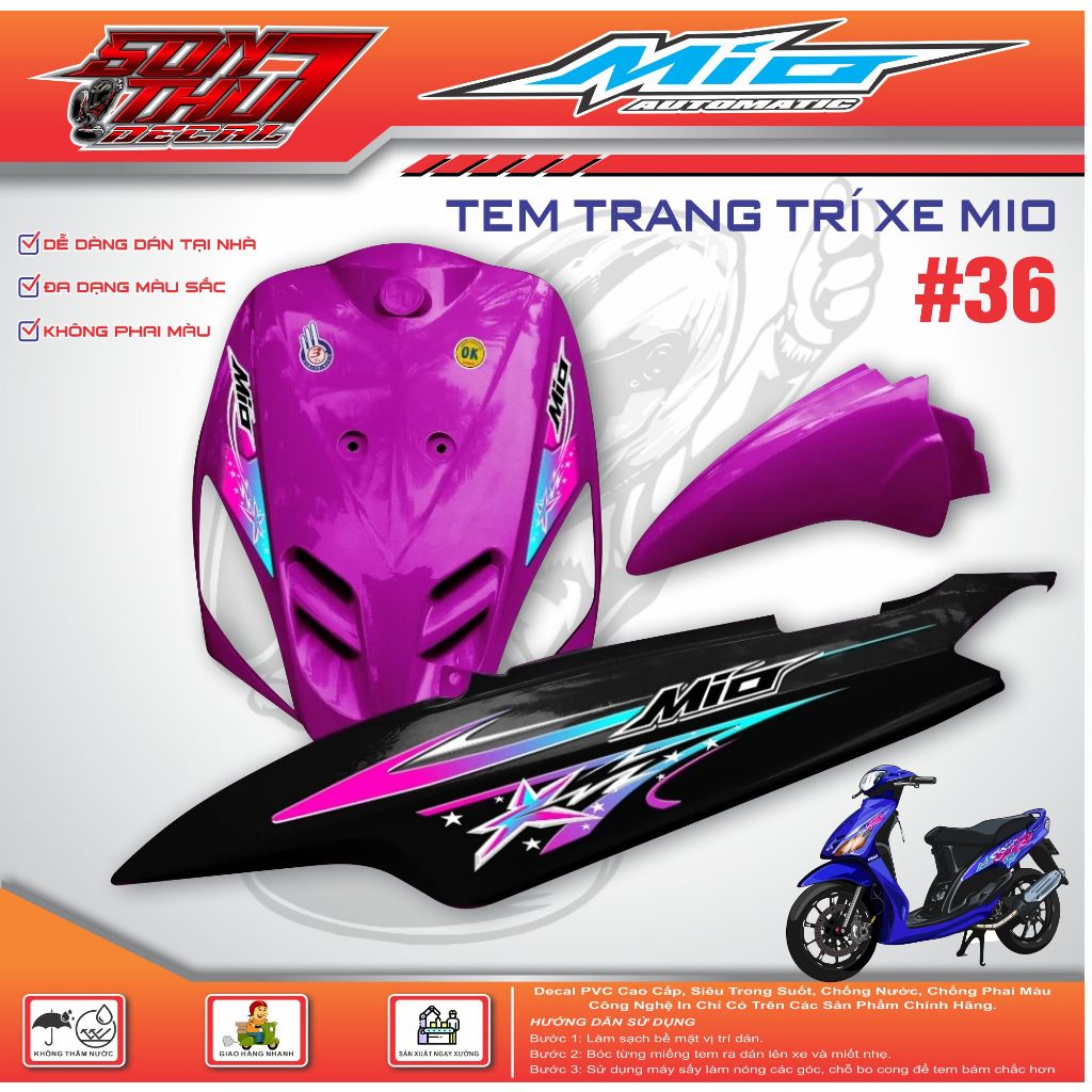 TEM XE MIO SPORT #36 (SIÊU ĐẸP - SIÊU CUTE - SIÊU NÉT)