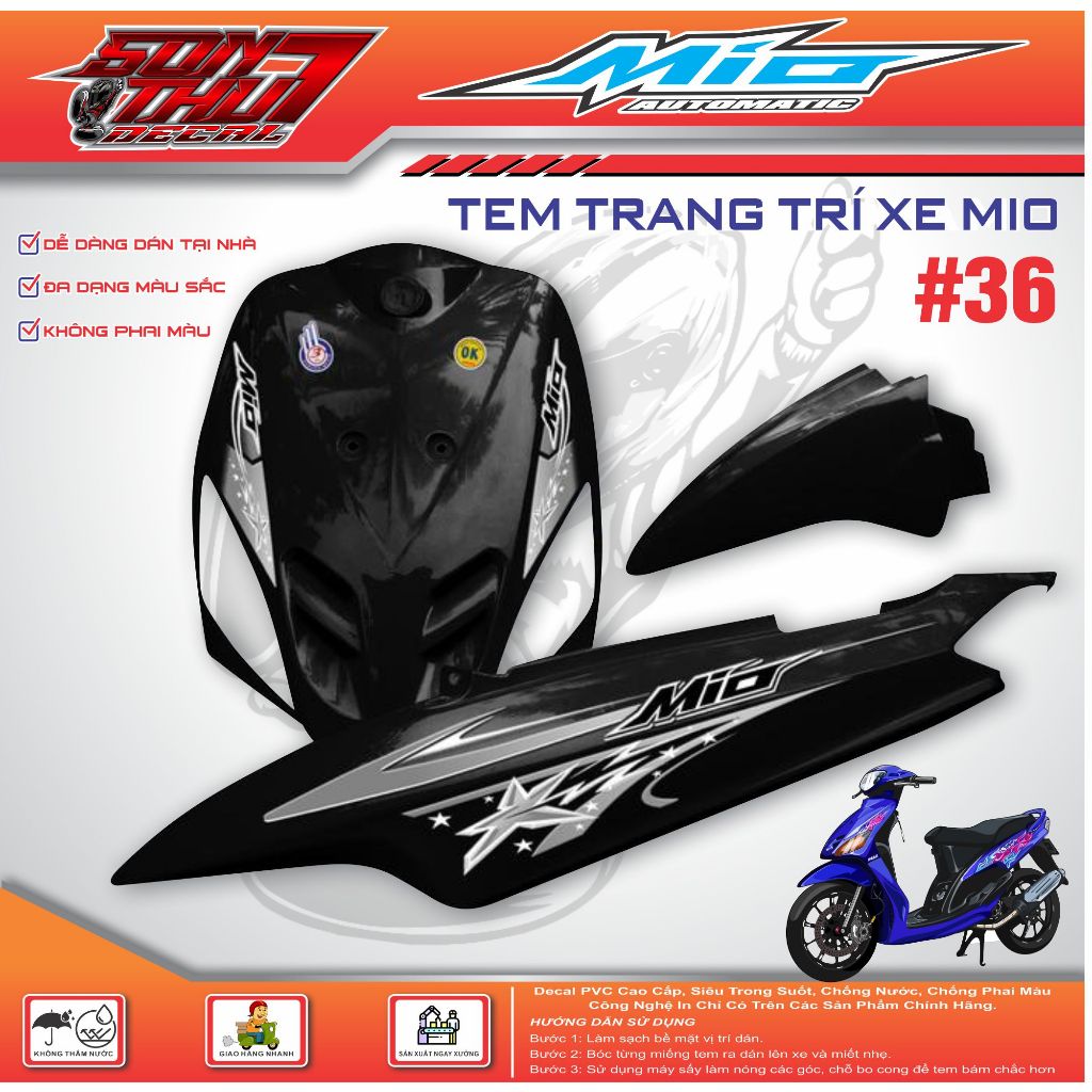 TEM XE MIO SPORT #36 (SIÊU ĐẸP - SIÊU CUTE - SIÊU NÉT)