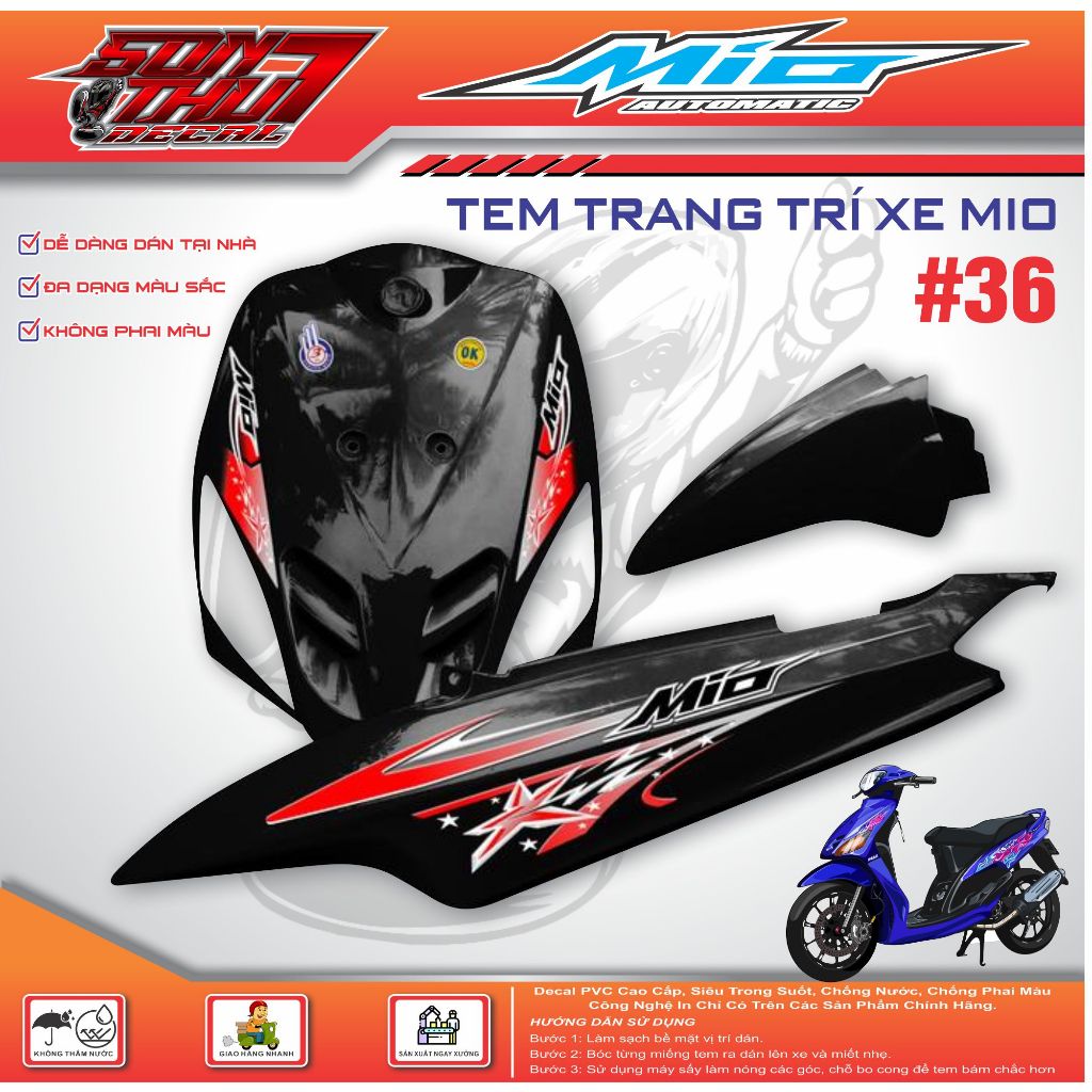 TEM XE MIO SPORT #36 (SIÊU ĐẸP - SIÊU CUTE - SIÊU NÉT)