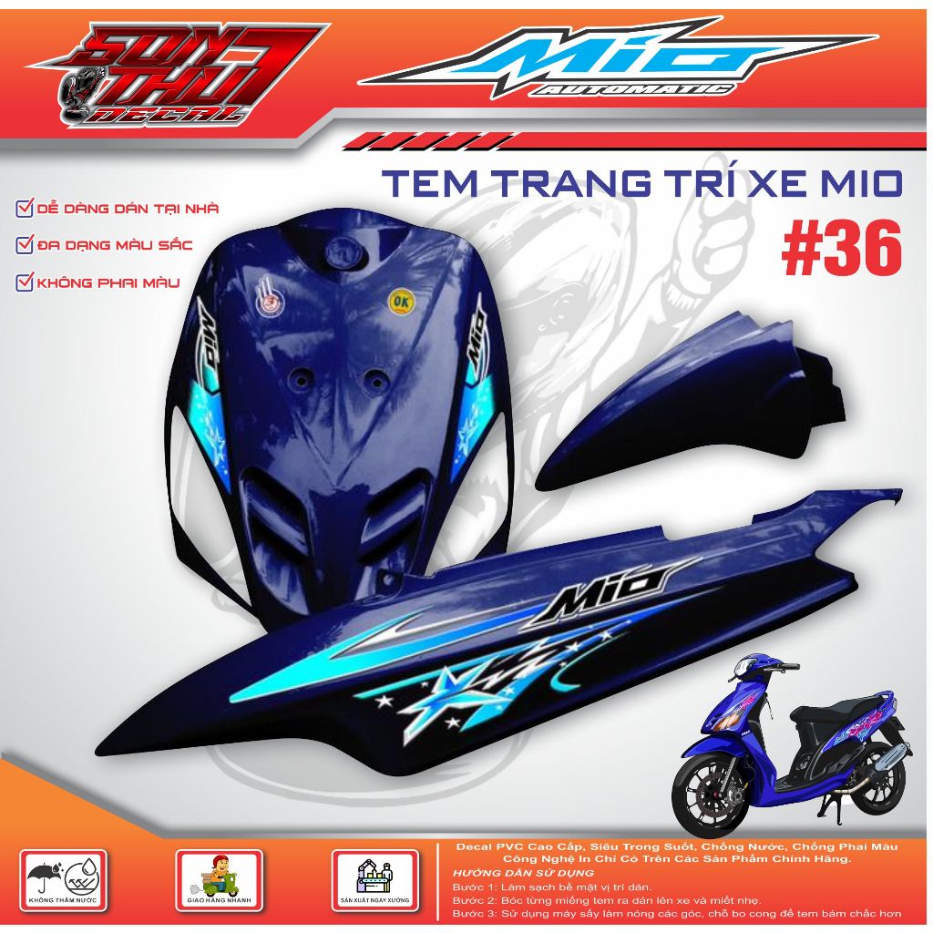 TEM XE MIO SPORT #36 (SIÊU ĐẸP - SIÊU CUTE - SIÊU NÉT)