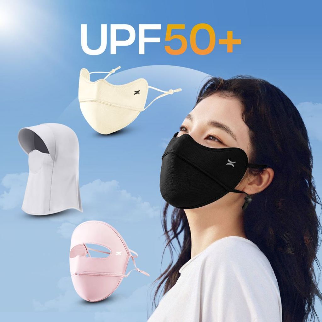 [2 LỚP] Khẩu Trang Chống Nắng Chống UV 2 Lớp Thun Lạnh UPF+ Upper You Mịn Mát Dày Dặn - FM02/FM03/FM04
