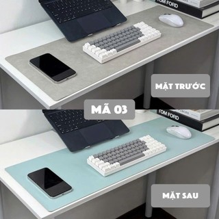 Thảm Da Trải Bàn Làm Việc Cỡ Lớn Kiêm Lót Chuột Kích thước 60x120cm – Không Thấm Nước - Dễ Vệ Sinh