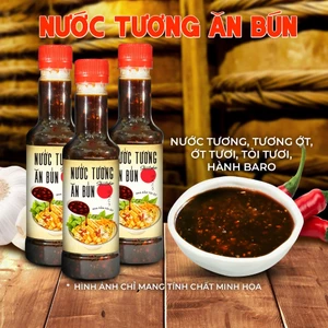 COMBO 3 CHAI Nước Tương Pha Sẵn Tỏi Ớt Ăn Liền Làng Chài Xưa 270g Ăn Bún Rất Ngon