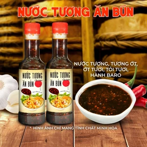 COMBO 2 CHAI Nước Tương Pha Sẵn Tỏi Ớt Ăn Liền Làng Chài Xưa 270g Ăn Bún Rất Ngon