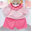 Đồ Bộ Bé Gái 6 - 14kg, Vải Tăm Lạnh Mềm Mát, Co Giãn Tốt, Ít Bai Nhão, Hình In Rõ Nét -MS49