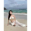 Bikini Nữ 2 m 3 Mảnh Màu Trắng Không Dây Kèm Váy Lưới Sexy Quyến Rũ Đi Biển Chụp Ảnh – DTD Bikini