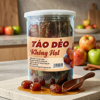 Táo Dẻo Không Hạt 1Kg  – Táo Dẻo Mềm Ngọt Tự Nhiên, Ăn Vặt Healthy, Dễ Dùng Hằng Ngày