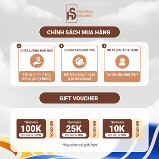 Dép Sandal SHONHOU ST405  Đế Cao 4cm EVA Chống Trượt Quai Polyester Thoáng Khí Phù Hợp Mọi