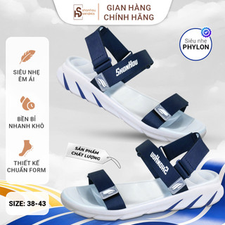 Dép Sandal SHONHOU ST408 Đế Cao 4cm Êm Chân Chống Trượt Quai Polyester Thoáng Khí