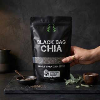 Hạt Chia Đen Túi 500g/1 Kg – Hạt Chia Nguyên Chất, Pha Nước Detox, Trộn Sữa Chua