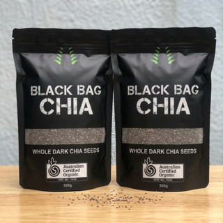 Hạt Chia Đen Túi 500g/1 Kg – Hạt Chia Nguyên Chất, Pha Nước Detox, Trộn Sữa Chua