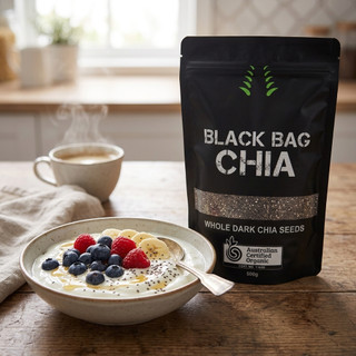 Hạt Chia Đen Túi 500g/1 Kg – Hạt Chia Nguyên Chất, Pha Nước Detox, Trộn Sữa Chua