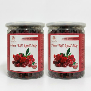 Nam Việt Quất Sấy Dẻo Hũ 300g – Cranberry Khô Chua Ngọt Tự Nhiên, Ăn Vặt Healthy, Dùng Làm Topping